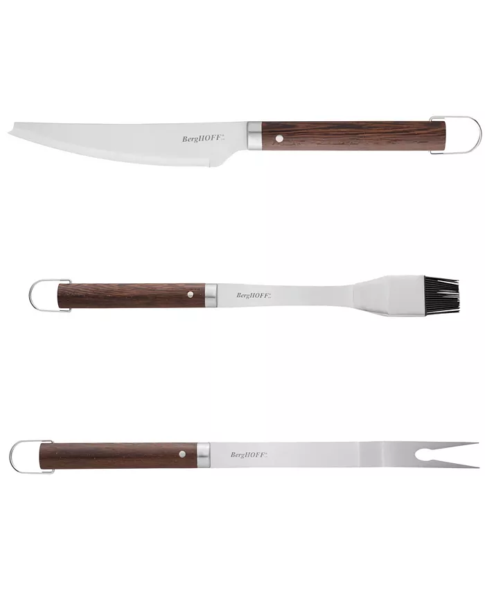 BergHOFF BBQ Tools Set， 3 Pieces