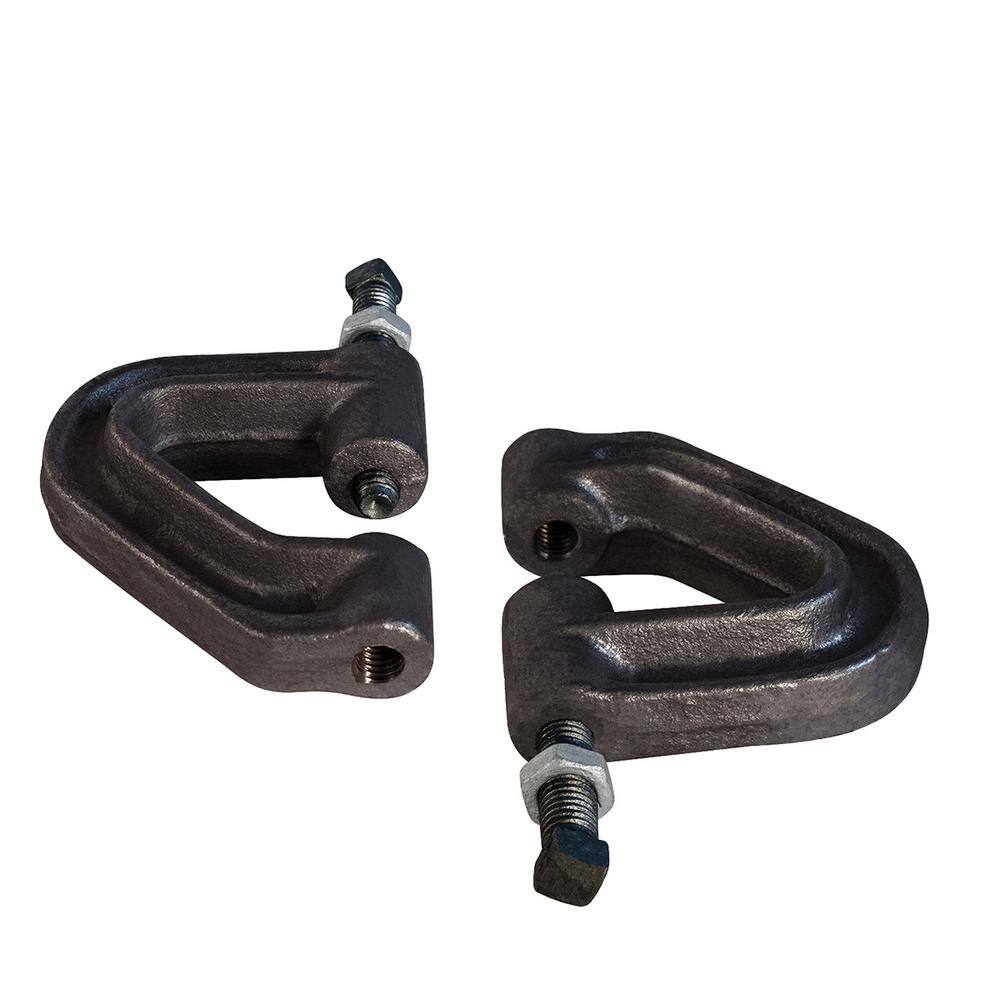 The Plumber's Choice Purlin Beam Clamp for 38 in. Threaded Rod in Uncoated Iron 38CLPUPL