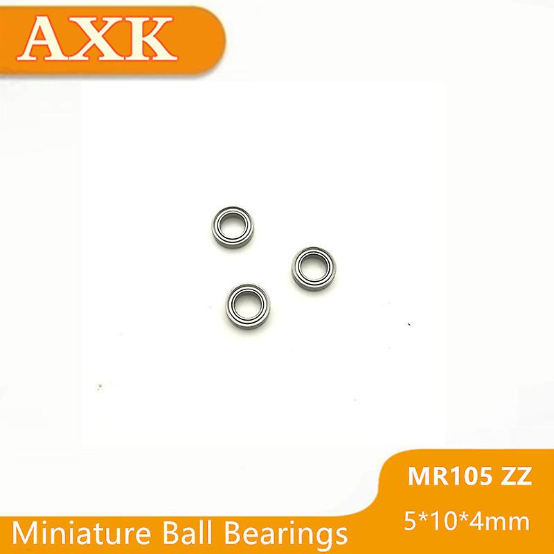 Sale Mr105zz Bearing Abec-1 (10pcs) 5*10*4 Mm Miniature Mr105 Zz Ball Bearings L-1050zz Mr105z