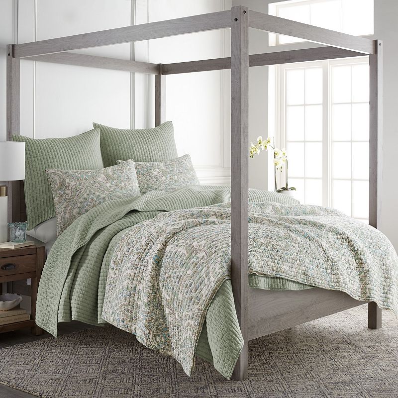 Levtex Home Assisi Green Quilt Set with Shams