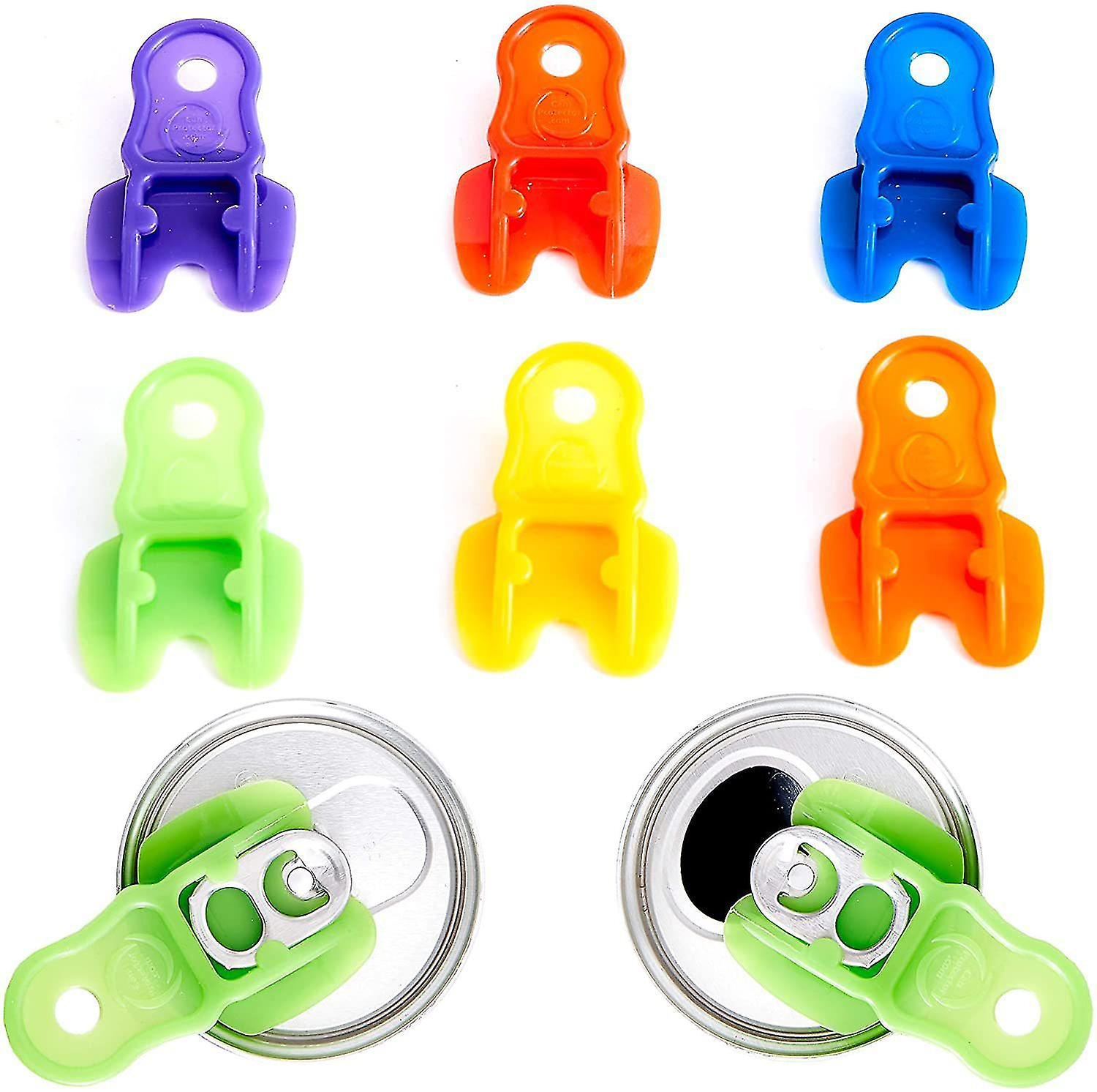 12pcs Easy Can Opener Coded Soda Protector Opener Soda Beer Drinks Can Opener For Home Kitchen Use