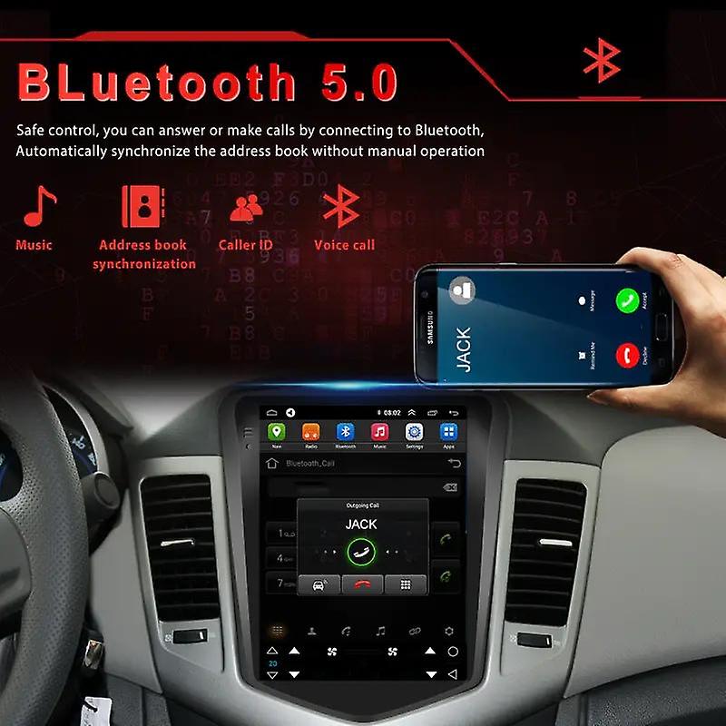 9.7 Inch 2 Din 8 Cores 4G Android 10 Car Radio Multimedia Player For Chevrolet Cruze J300 2008-2012