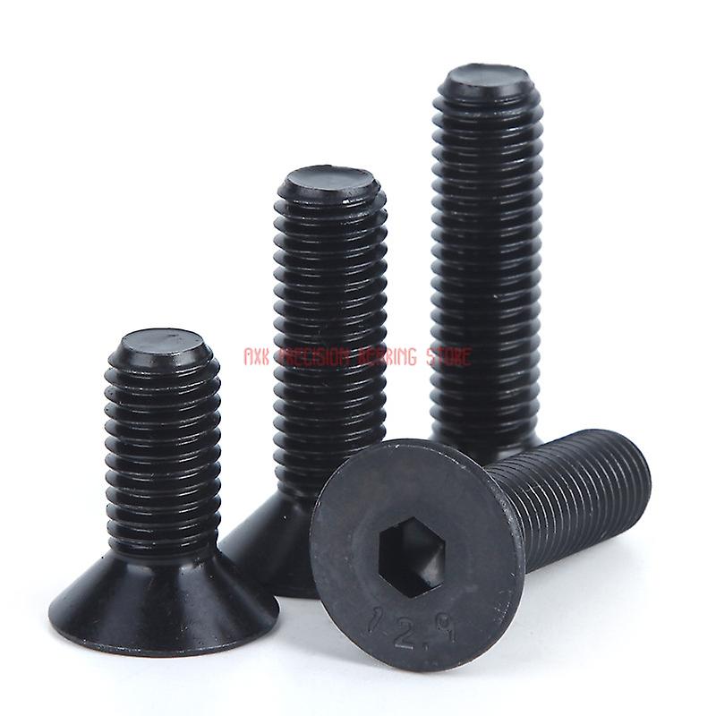 Parafusos Parafuso M6 M8 M10 Black 12.9 Grade Hex Socket Head Cap Screw Nails Bolts Hexagon Countersunk Screws Flat Cup