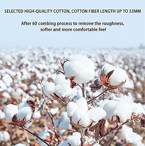 Cotton Full Size Summer Blanket Soft Breathable Thermal Blanket Lightweight Cooling Blanket for All Season， Bed Couch