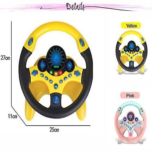 Steering Wheel Toy Cars Simulation Driving Steering Wheel Pretend Toy