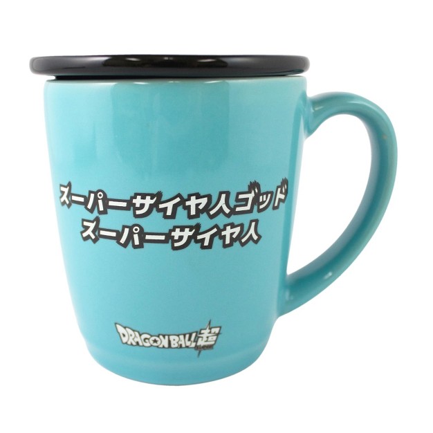 Just Funky Dragon Ball Super Goku 14oz Ceramic Coffee Mug With Coaster