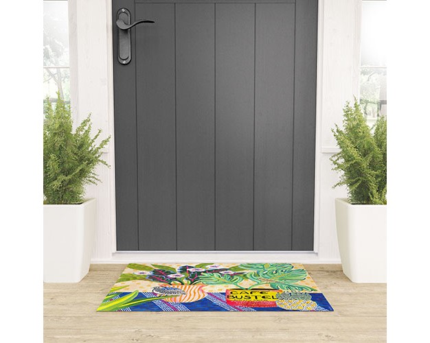 Misha Blaise Design Buen Dia Looped Vinyl Welcome Mat Society6