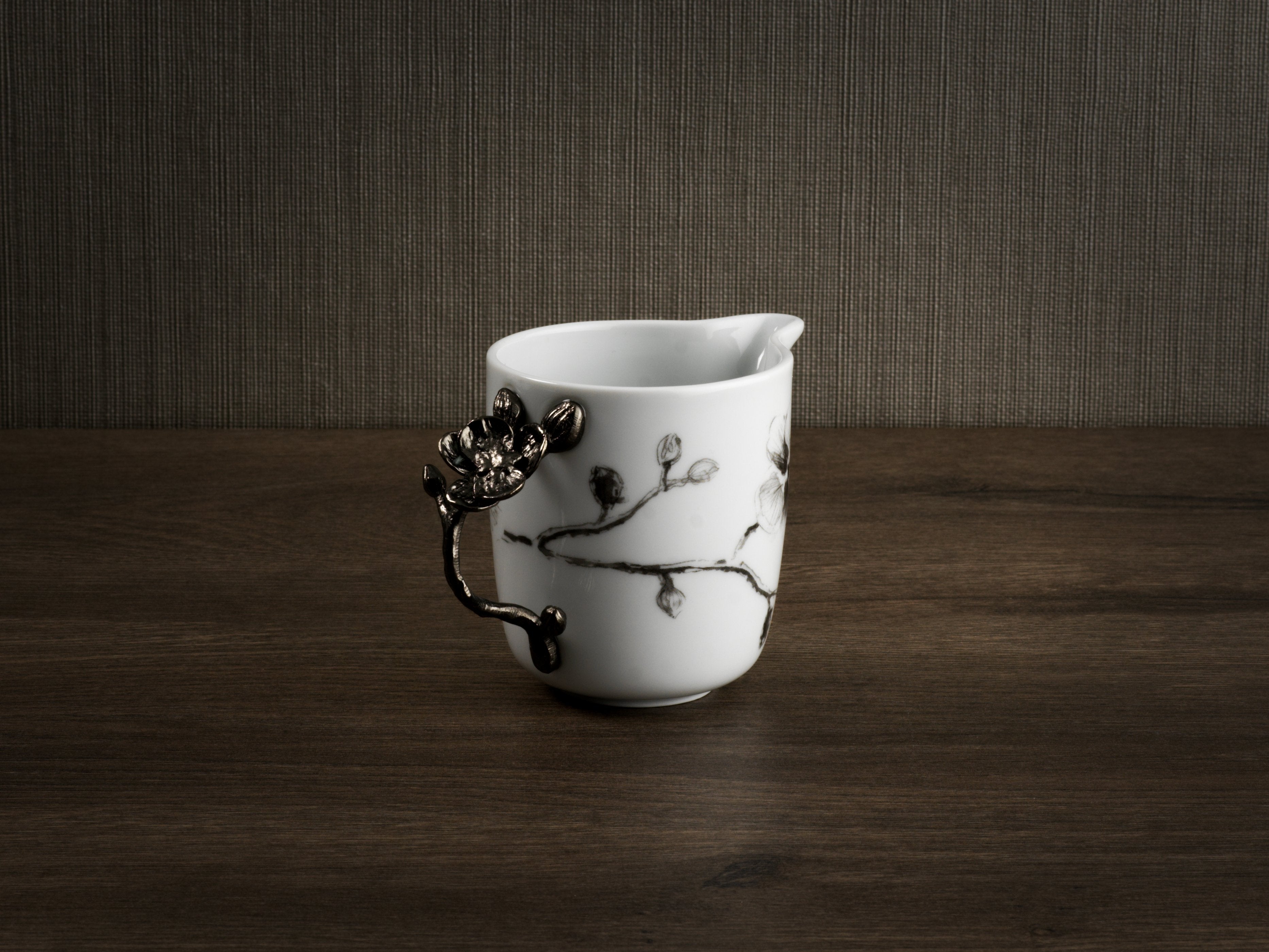 Black Orchid metal creamer