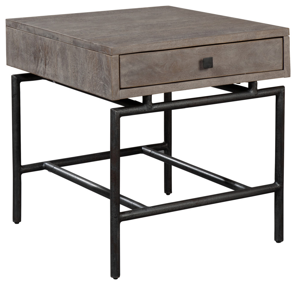 Chatham One Drawer Lamp Table   Industrial   Side Tables And End Tables   by J. Thomas Products  Houzz