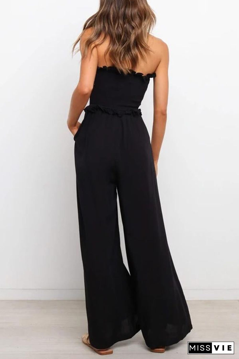 Count On Me Strapless Utility Jumpsuit