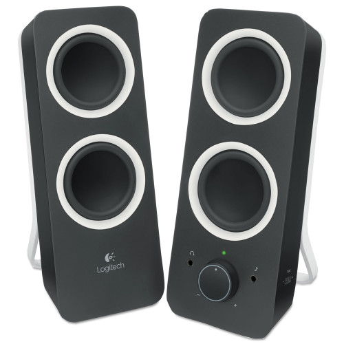 Logitech Z200 Multimedia 2.0 Stereo Speakers， Black (980000800)