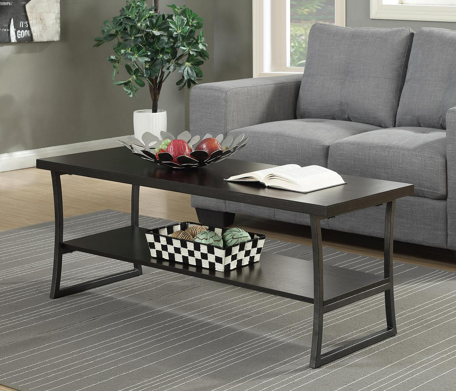 Convenience Concepts XCalibur Coffee Table Multiple Finishes  Crowdfused