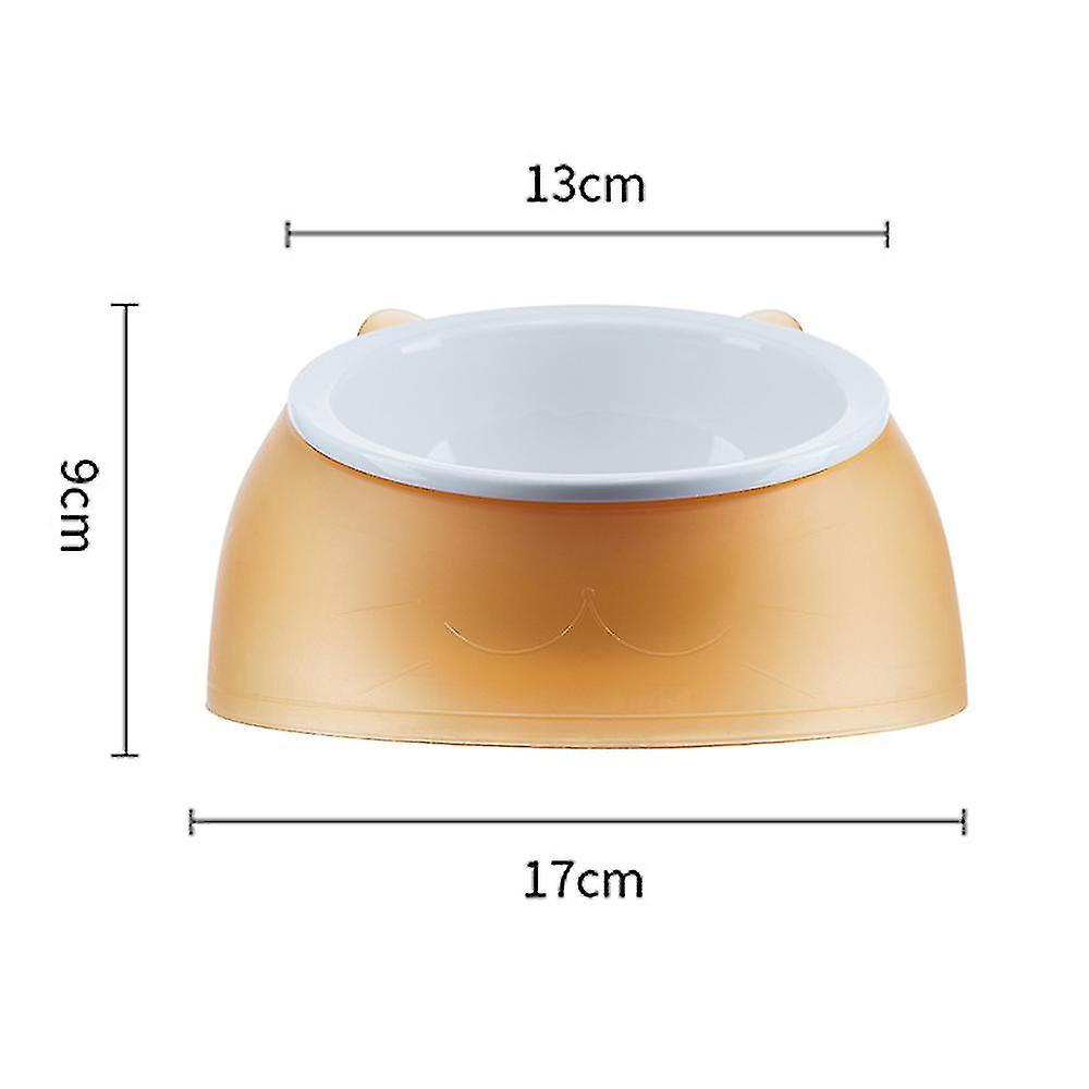 Ceramic Cat Bowl Dog Bowl Tilt Cat Food Bowl Protects Cervical Spine From Overturning