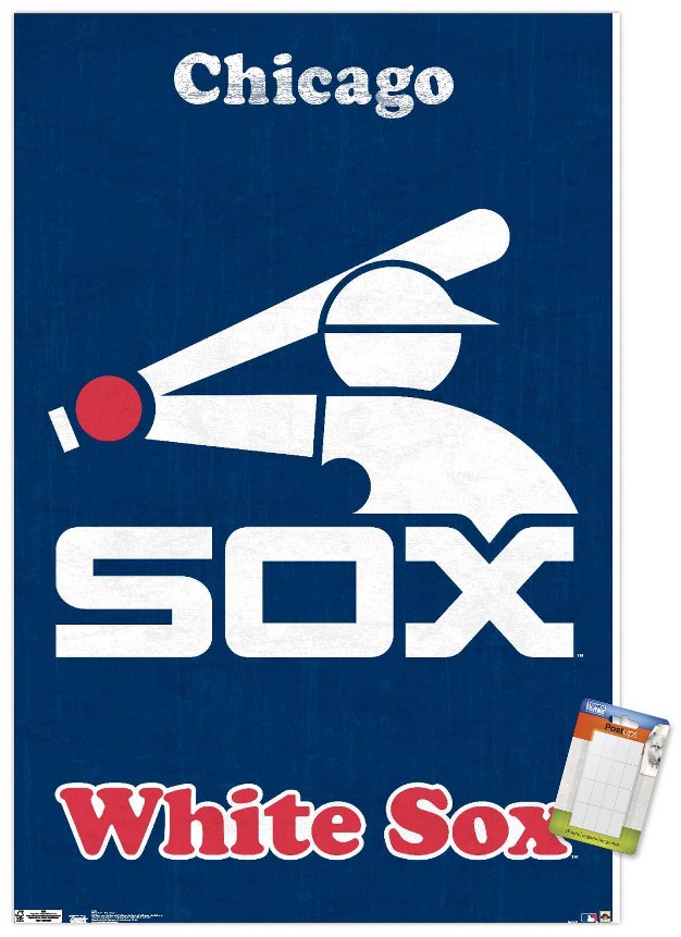 Trends International Mlb Chicago White Sox Retro Logo Unframed Wall Poster Prints