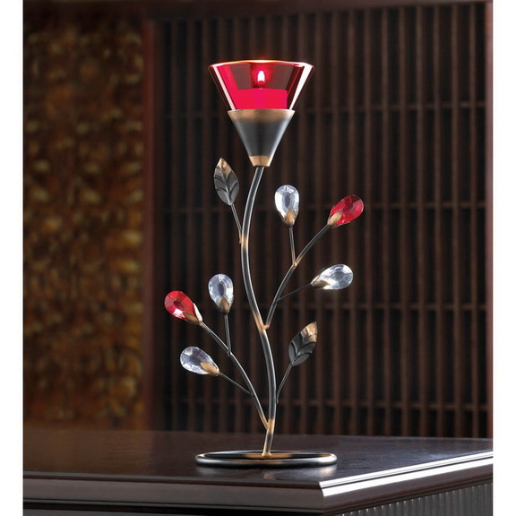 Gallery of Light 57071787 Ruby Blossom Tealight Ho...