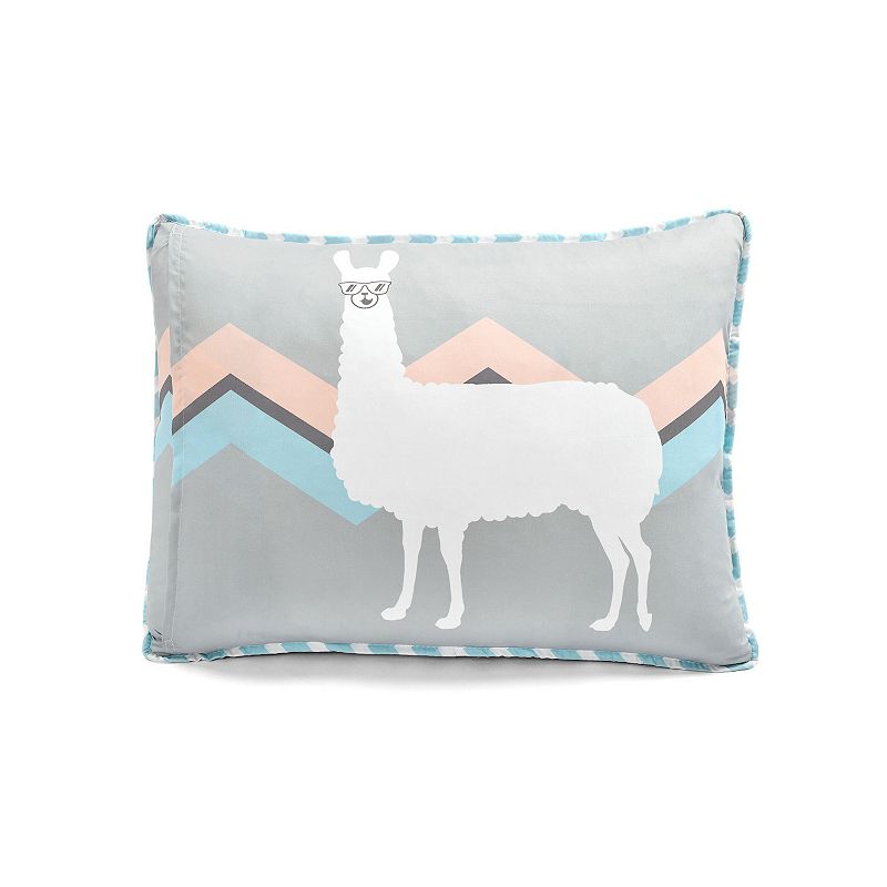 Lush Decor Cool as Llama Quilt Set with Shams and Decorative Pillows