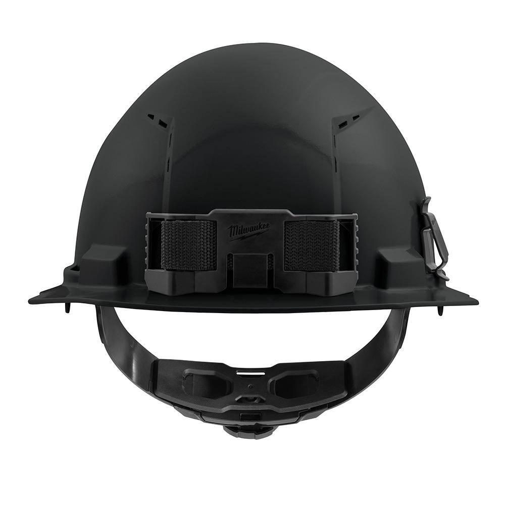 MW BOLT Black Type 1 Class C Front Brim Vented Hard Hat with 4-Point Ratcheting Suspension (10-Pack) 48-73-1210X10