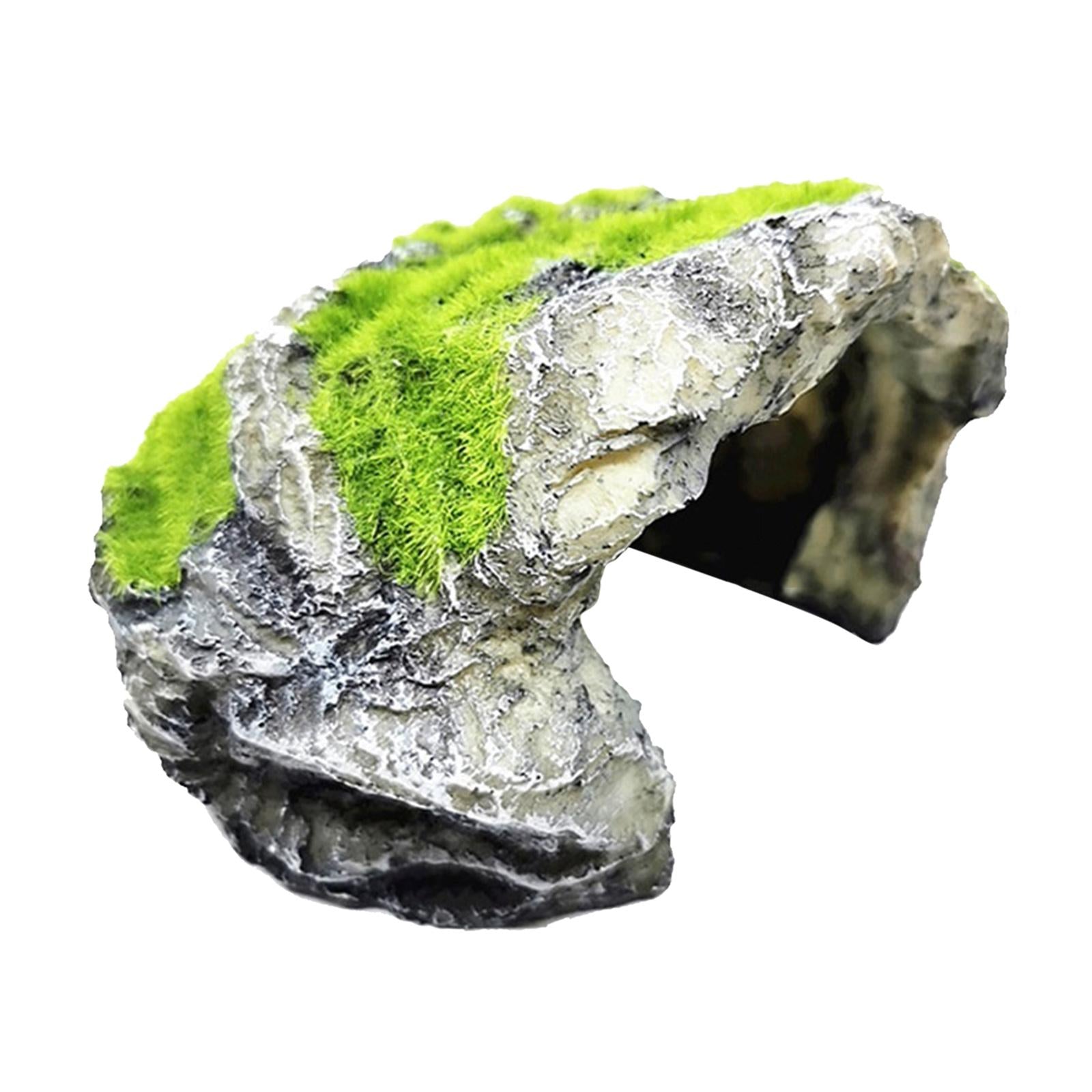 Reptile Hide Cave Habitat Terrarium Landscape Decoration G