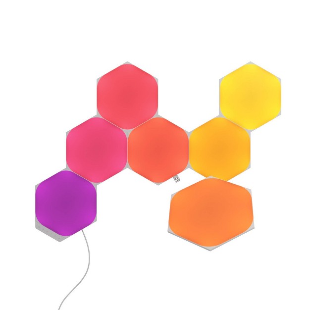 Nanoleaf 7pk Shapes Hexagon Smarter Kit Led Light Bulbs