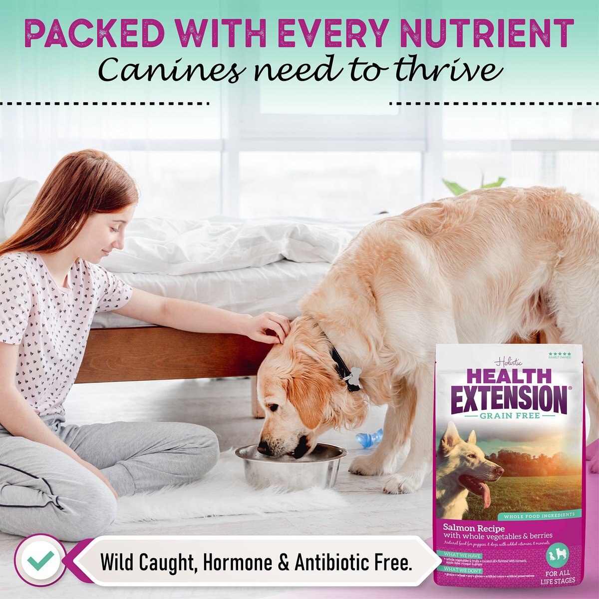 Health Extension Grain-Free Salmon Recipe Dry Dog Food