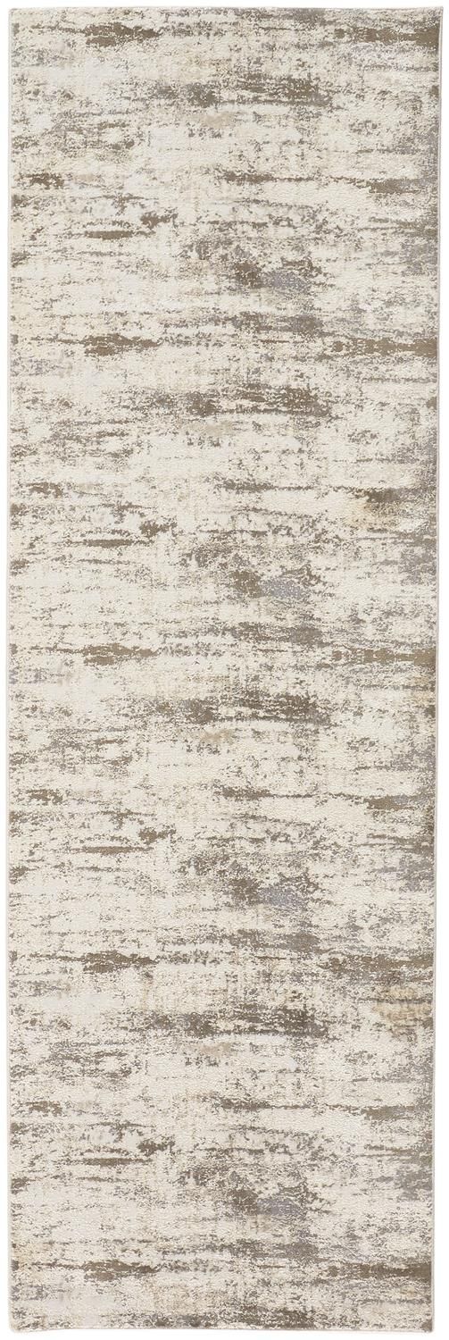 Parker Ivory and Gray Rug by BD Fine