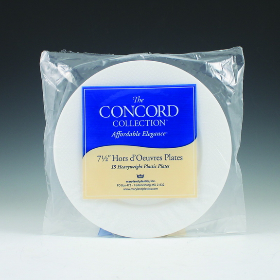 Maryland Plastics 7.5 Concord Hors d'Oeuvres Plat...