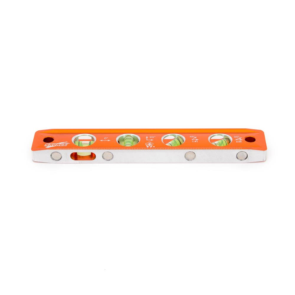 9 In SAVAGE® Magnetic Billet Torpedo Level W/Metric (22 CM) ;