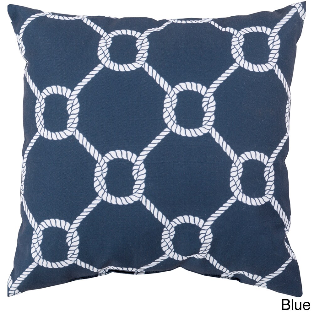 Sailors Circle Knot Indoor/Outdoor Decorative Throw Pillow