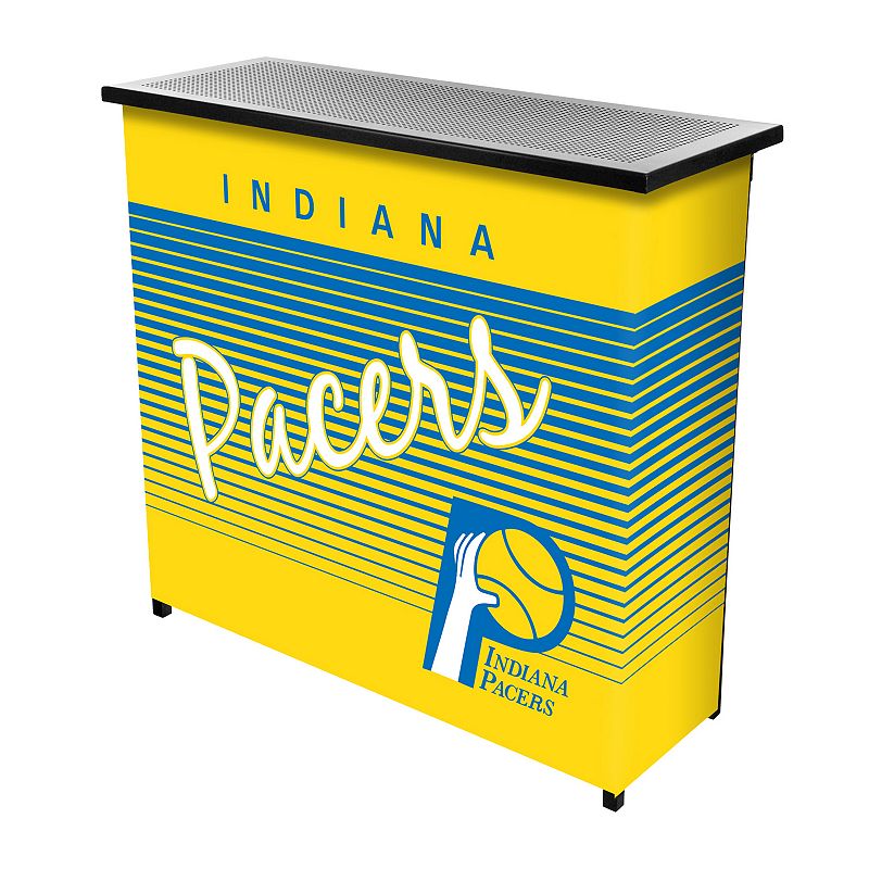 Indiana Pacers Hardwood Classics 2-Shelf Portable Bar with Case