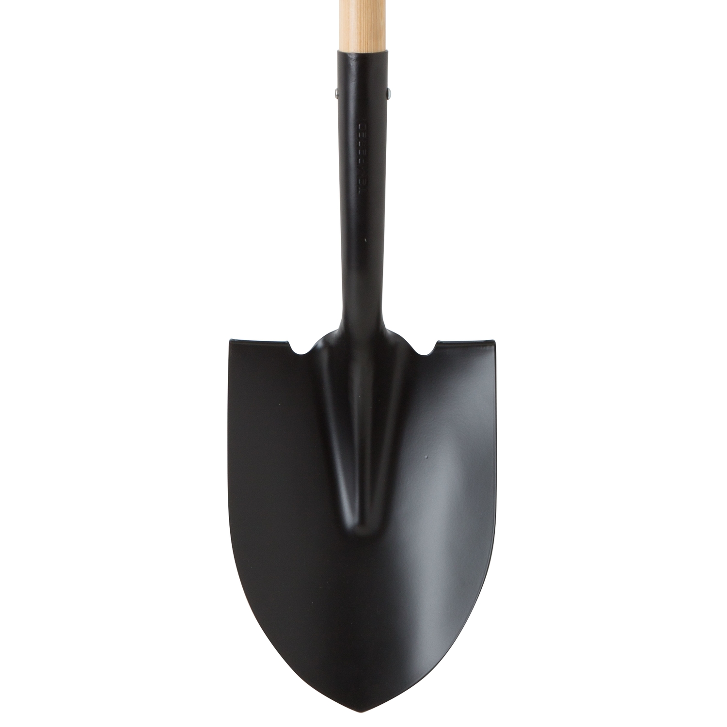 Home Plus 56.75 in. Steel Round Digging Shovel Wood Handle