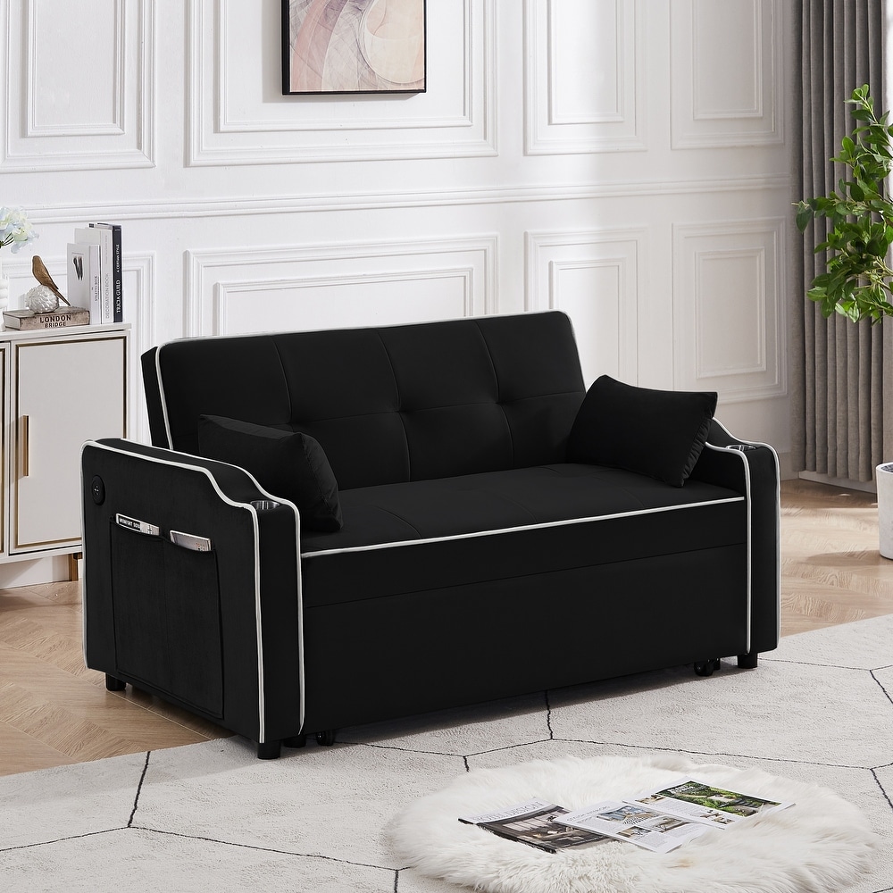 Ouyessir 3 in 1 Multi Functional Convertible Sleeper Sofa Bed