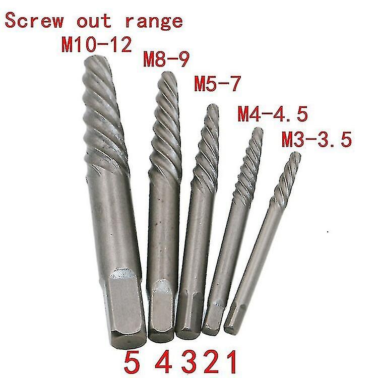 Broken Screw Extractor - 11 Pieces Broken Screw Drill Bits And Extractor Set Bolts Fasteners Removed