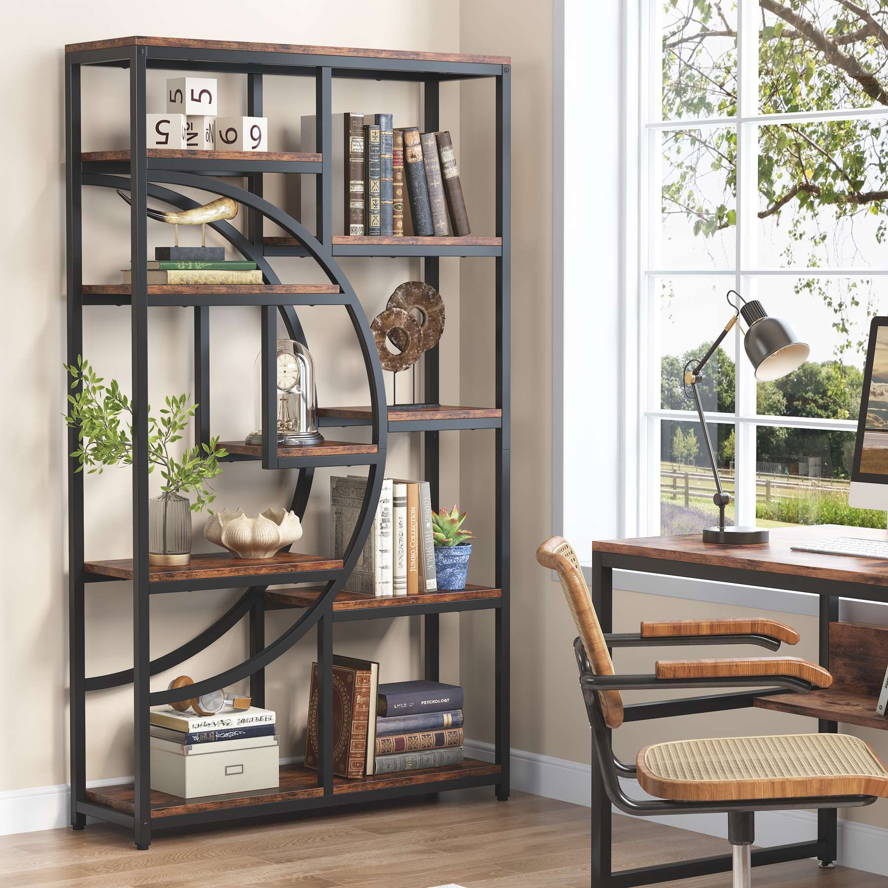 Freestanding Bookshelf, 68.9