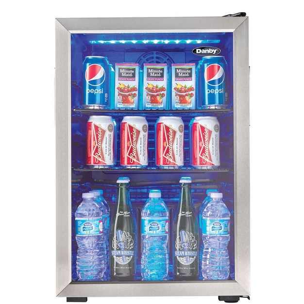 Danby Dbc026a1bssdb 2 6 Cu Ft Free standing Beverage Center In Stainless Steel