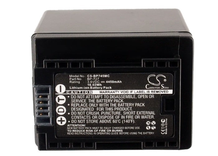 Canon IXIA HF R306 Legria HF R306 Legria HF R36 Le Replacement Battery BatteryClerkcom Camera