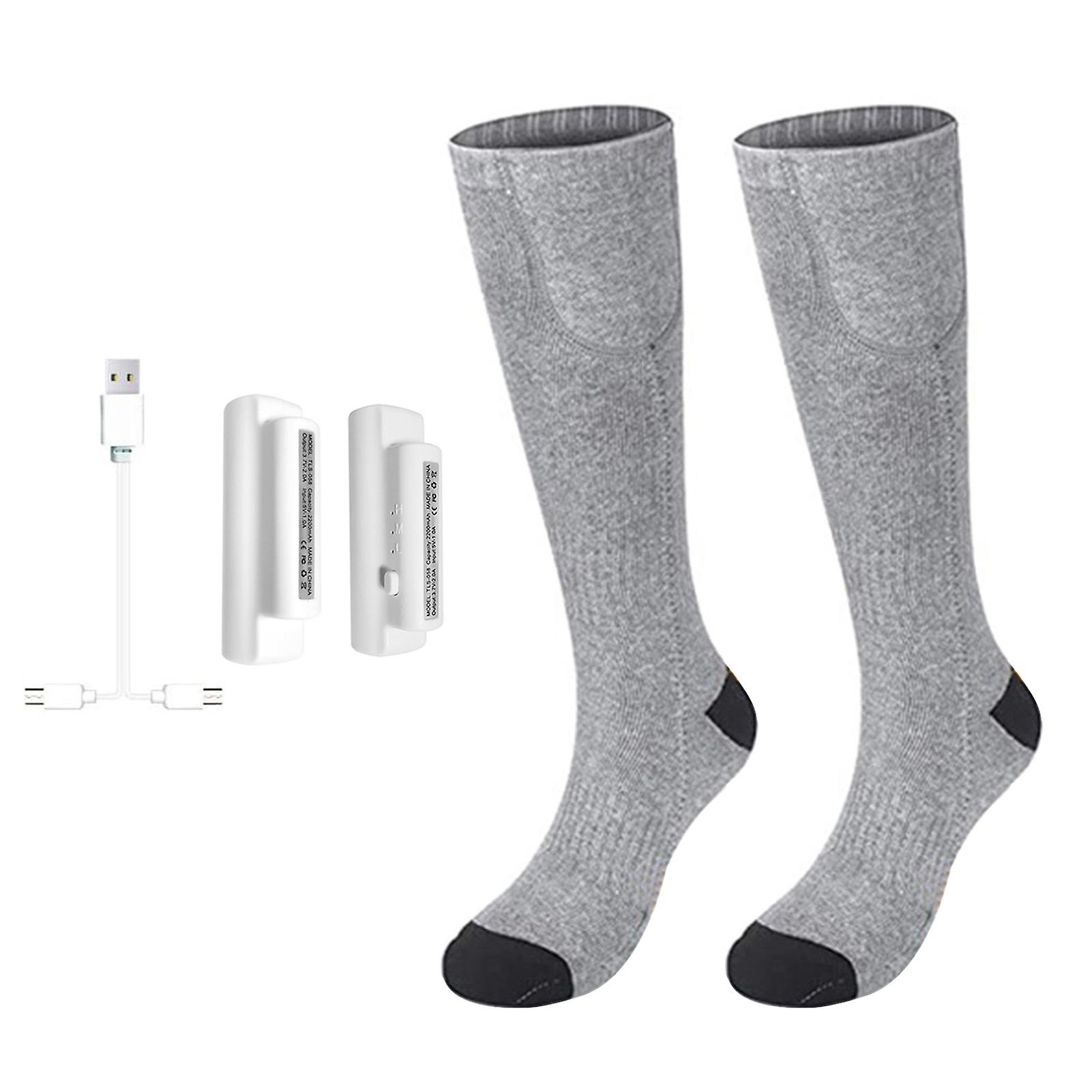 1 Pair Heated Socks，1 Pair Battery，1 Usb