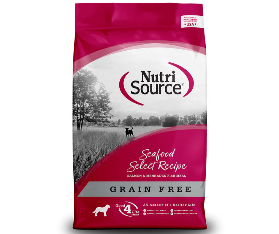 NutriSource - All Breeds， Adult Dog Grain Free Seafood Select Recipe D