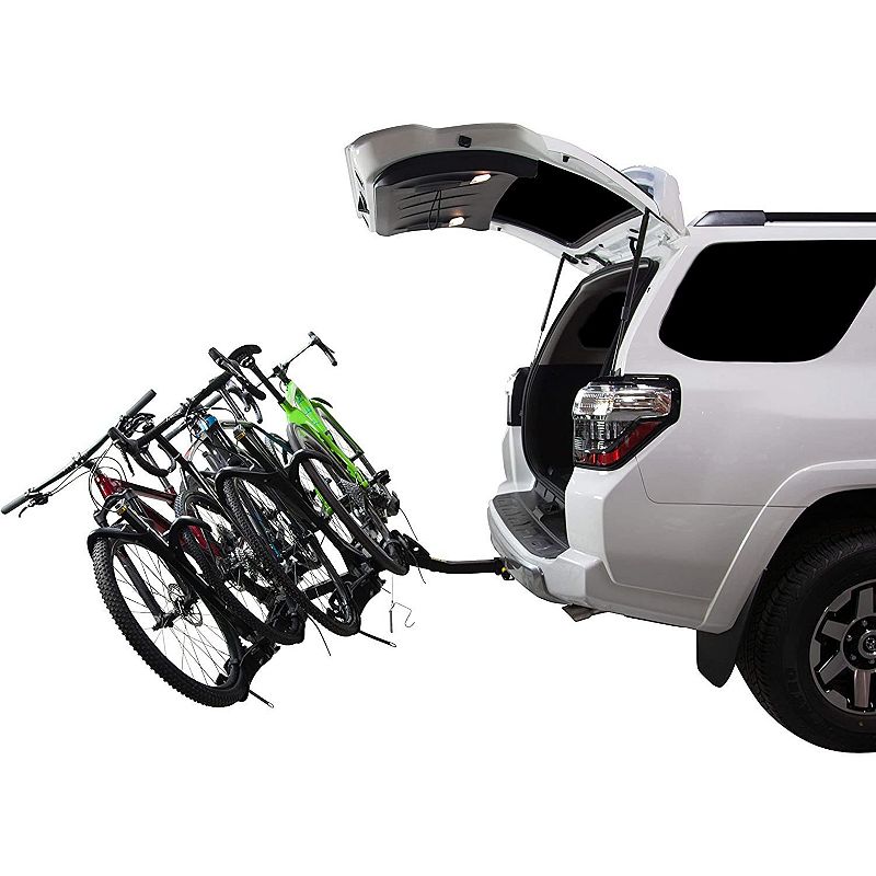 Saris SuperClamp EX Hitch Bike Rack， Bike Rack for Car， 4 Bikes