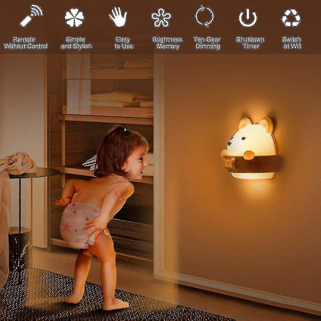 Baby Night Light， Bedroom Night Light， Portable Child Night Light， Portable Usb Charging Night Lamp