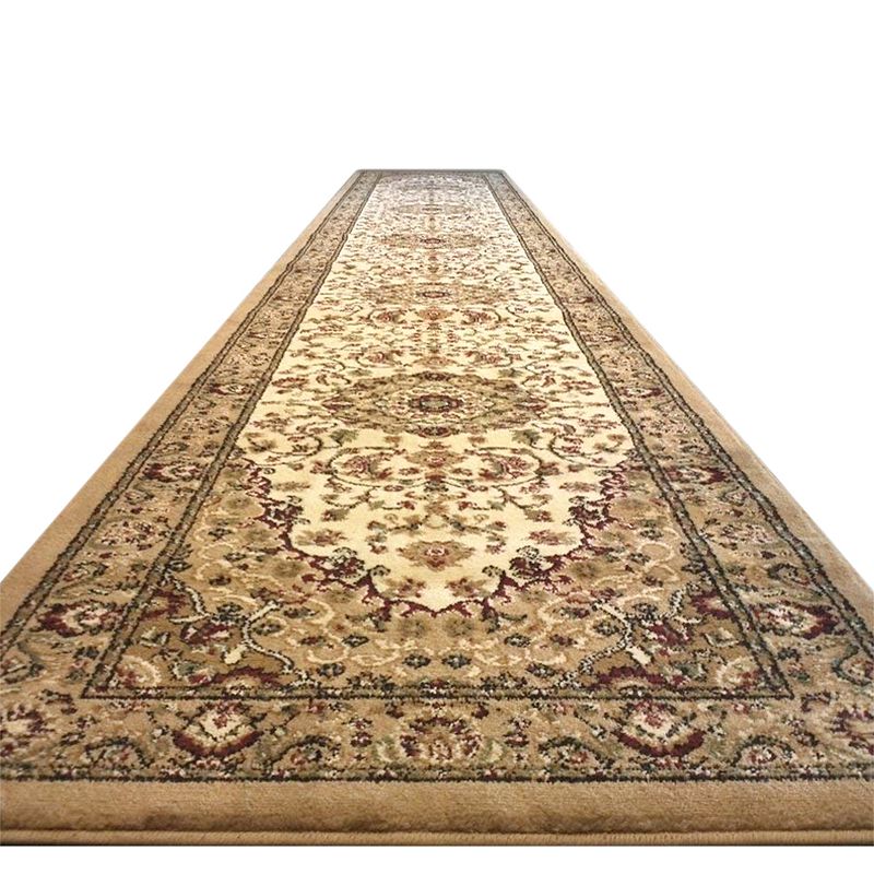 Masada Rugs Masada Rugs Bellagio Collection 3'x20' Traditional Area Rug Runner in Ivory - Design B401