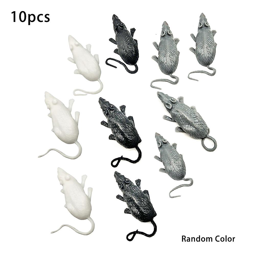 10PCS  Rat Toys Flick Rat Flying Rat Flingers Stretchy Finger  Decompression Toys Random Color