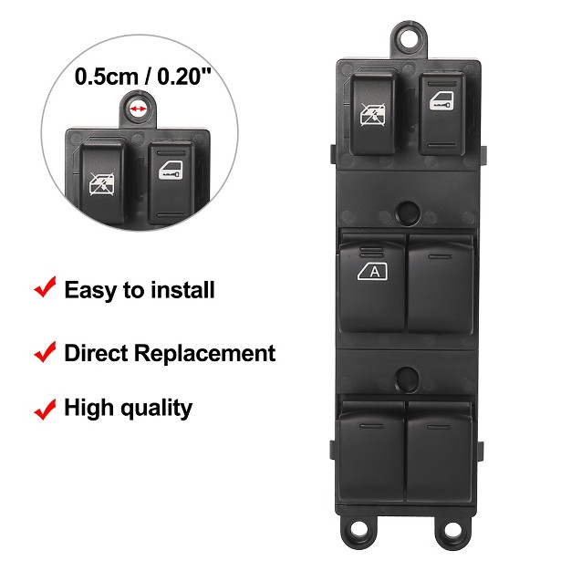 Unique Bargains Power Window Master Switch For Nissan Sentra 2007 2012 For Nissan Pathfinder 2005 2008 25401zp40b 25401 9w100 Black 1 Pc