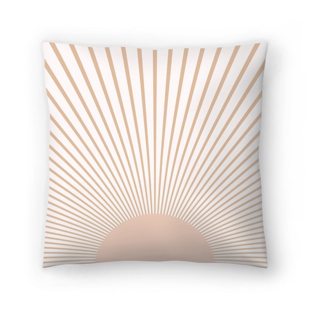 Modern Sun Art By Tanya Shumkina Throw Pillow Americanflat Minimalist Boho