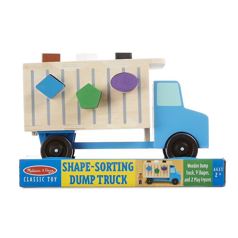 Melissa and Doug Shape Sorting Dump Truck Play Set