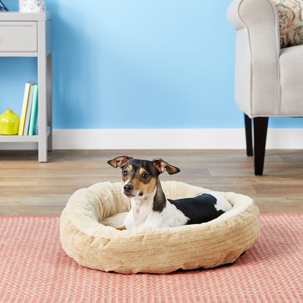 American Kennel Club AKC Casablanca Bolster Cat and Dog Bed