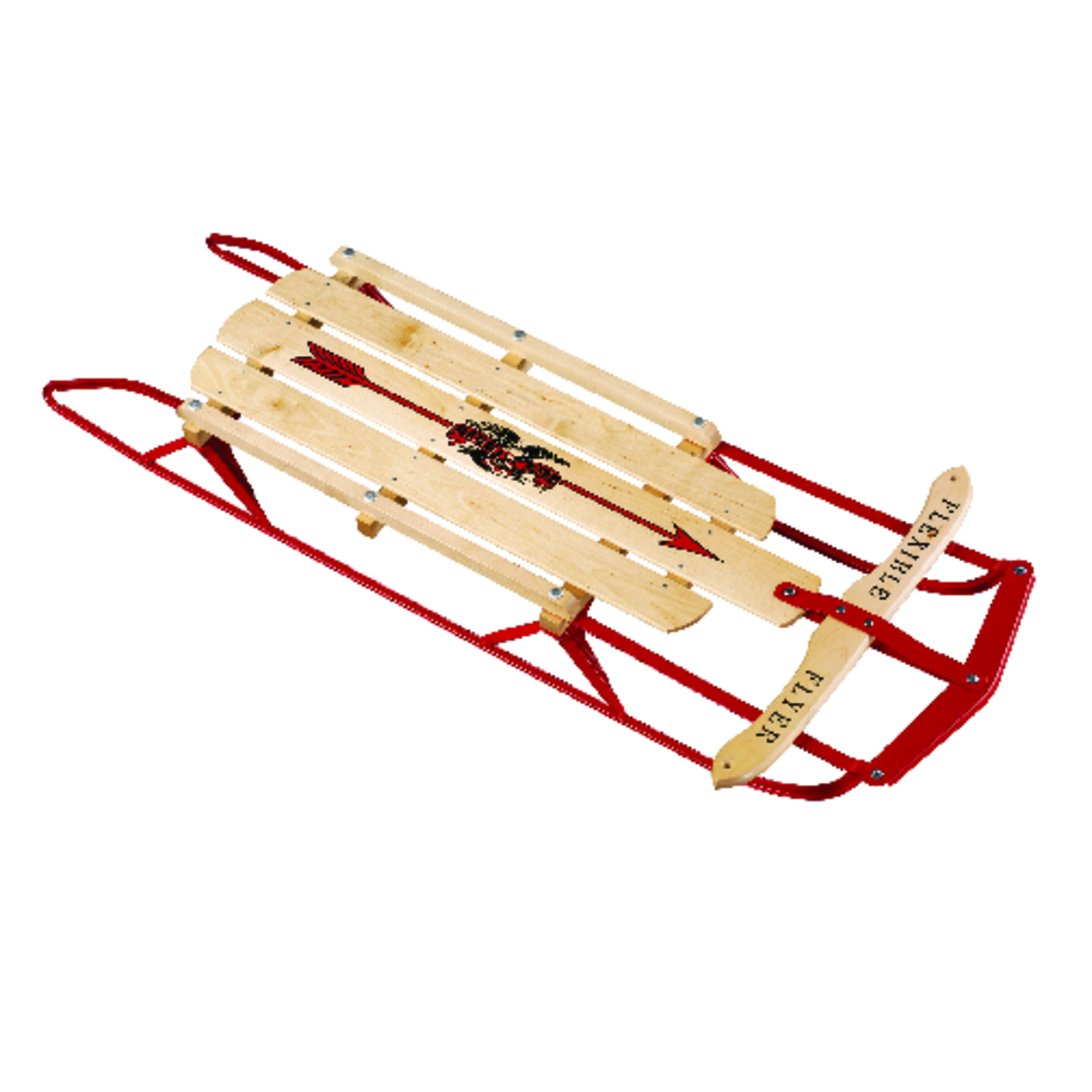 Flexible Flyer Steel Runner Wood Sled 48 in. L