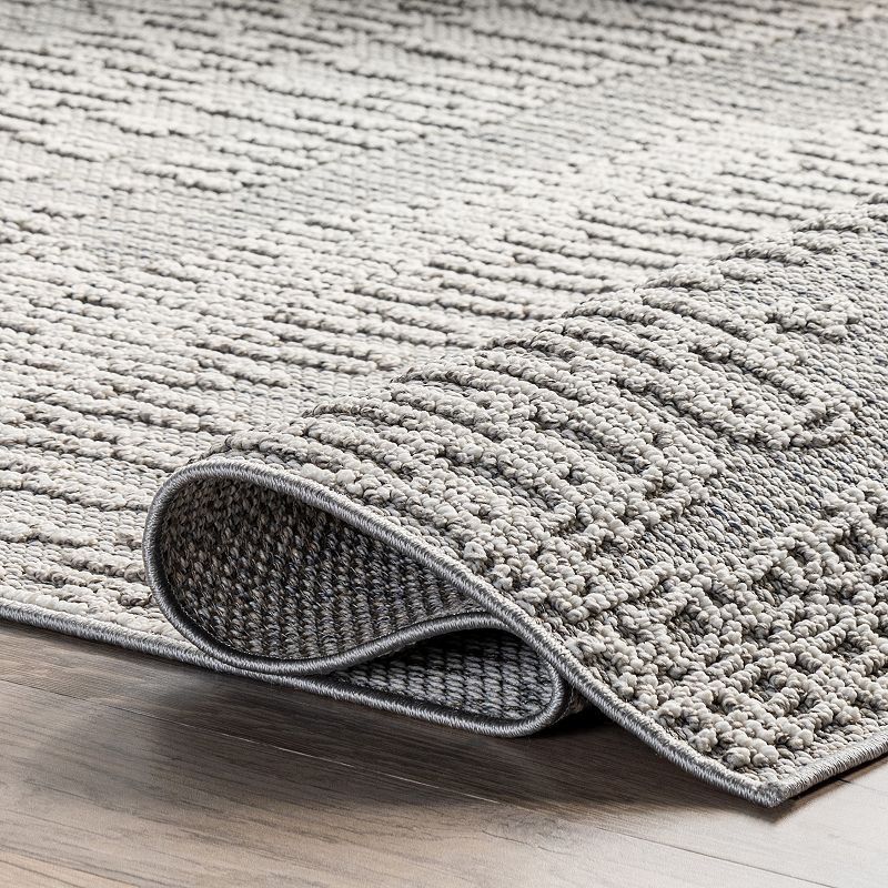 nuLOOM Teagan Textured Abstract Area Rug