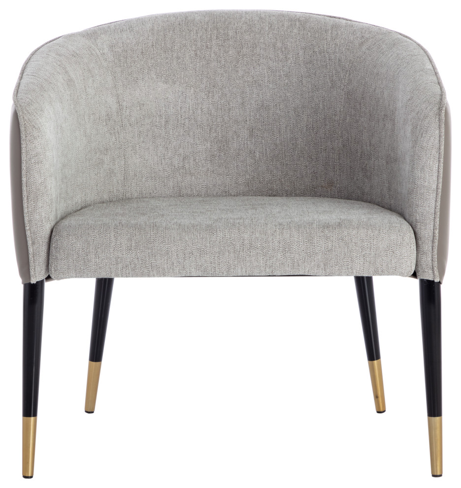 Asher Lounge Chair Flint Grey / Napa Taupe   Midcentury   Armchairs And Accent Chairs   by Sunpan Modern Home  Houzz