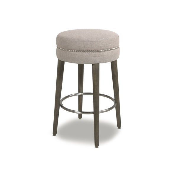 Carson Carrington Parsbol 30-inch Country Grey Backless Bar Stool