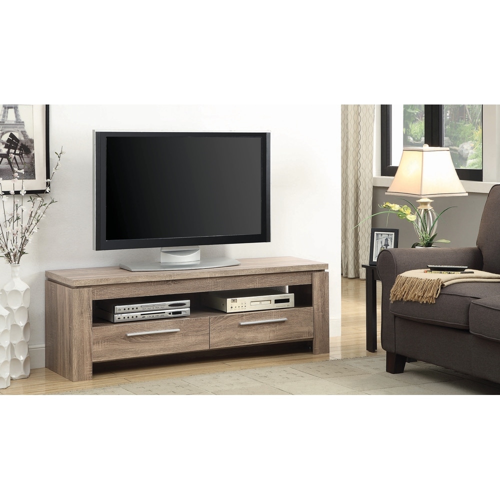 Hibbett 59 inch 2 drawer TV Console   59 inches in width